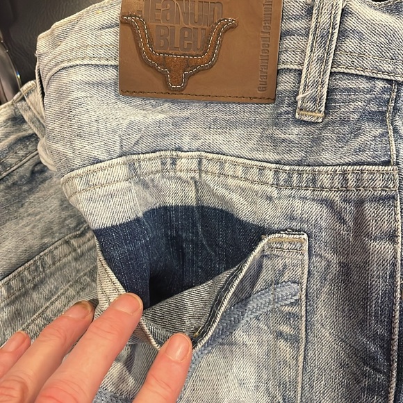 Jeanuin Bleu vintage stone washed jeans 36x32 - Picture 10 of 11